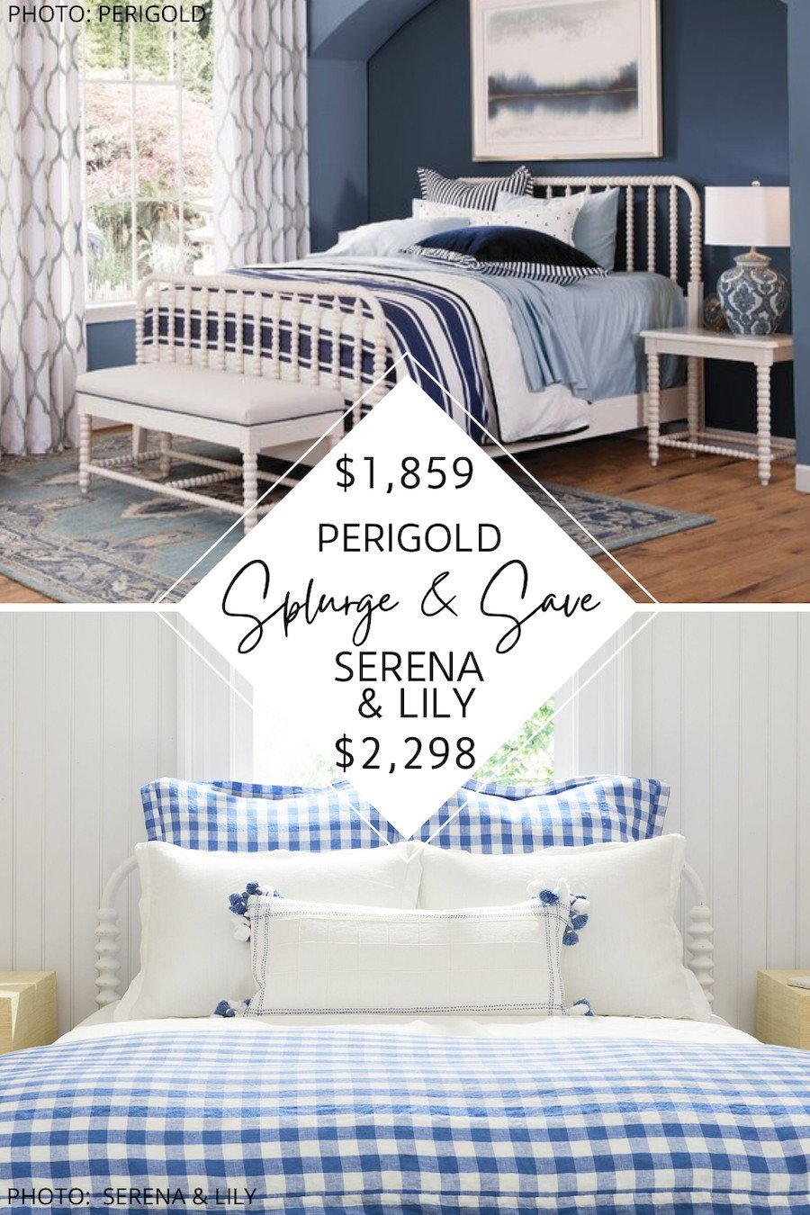 SERENA AND LILY WEBSTER BED DUPE KENDRA FOUND IT